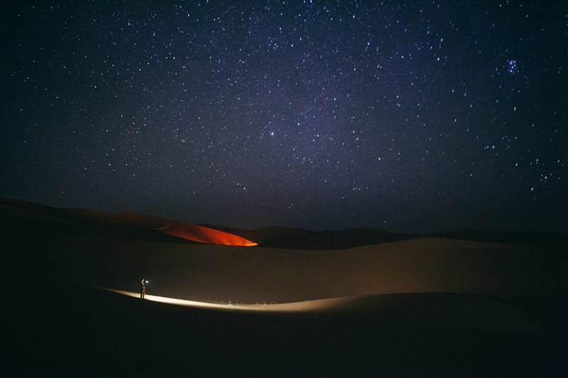 Noche bajo las estrellas