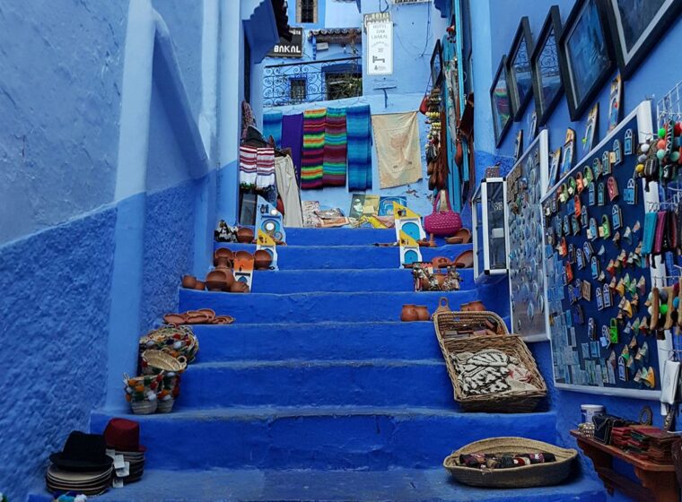 Chefchaouen escaleras